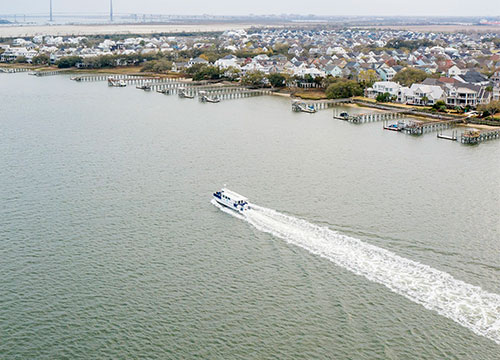 Daniel Island Ferry underway