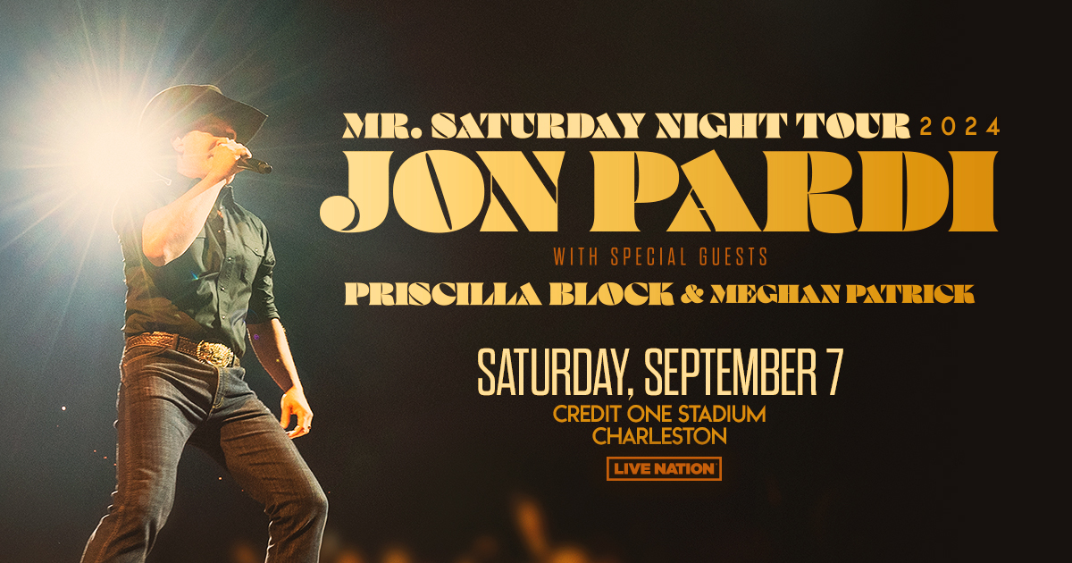 Jon Pardi - Mr. Saturday Night Tour - Events | Credit One Stadium